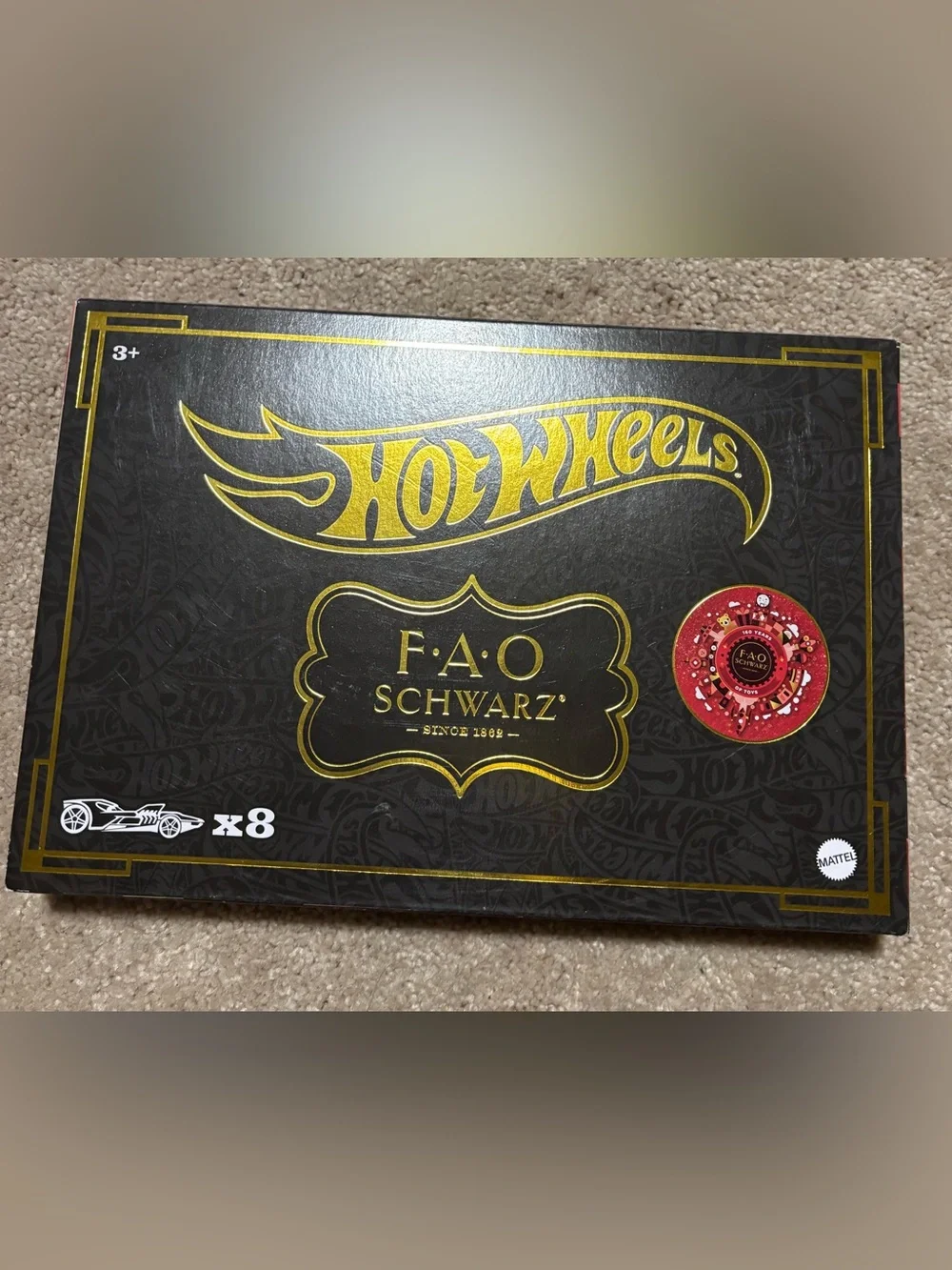 Hot Wheels Gold 8-Car Die-Cast Gift Set - Collector Pack